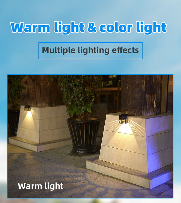 50000 時間 寿命 120° ビームアングルと 2 年間の保証付きの太陽光フェンスライト