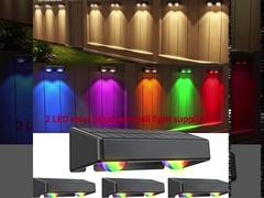 4.5 時間 充電 太陽光フェンスライト 容易な保全のために 屋外照明