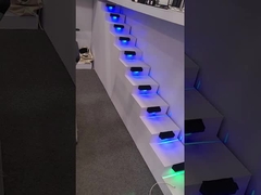 屋外用太陽電池のステップライト